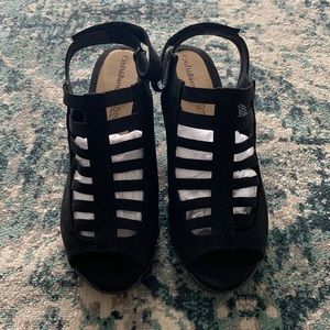 COPY - NWOT Croft&Barrow Black Strappy Heels